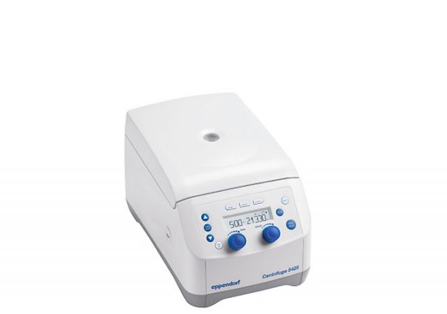 Eppendorf Centrifuge 5425离心机，适用于所有现代分子生物学实验。柔软的单指闭合、人性化 的关盖设计，给您带来舒适体验。它是传奇离心机5424的新一代产品。 