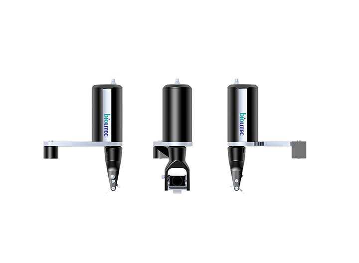 Slit Lamp Adaptor Module to attach a laser to all current slit lamps serving for the therapy of macular degeneration.